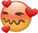 Flustered emoji