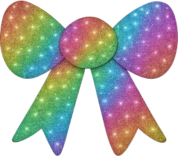 Rainbow_glitter_bow emote