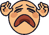 Devastated emote