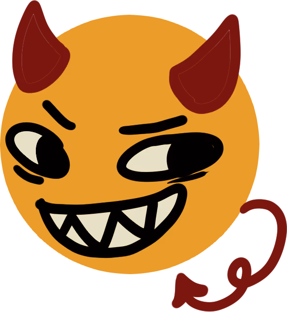 Devil sticker