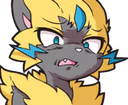 zeraora_disgust emote