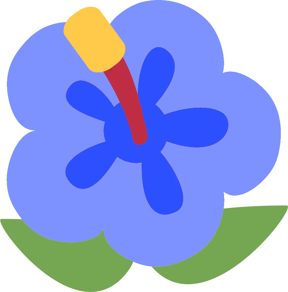 blue_hibiscus emote