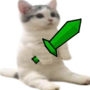 catsittingverycomfortablemoderating emote