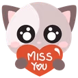 CatMissYou emote
