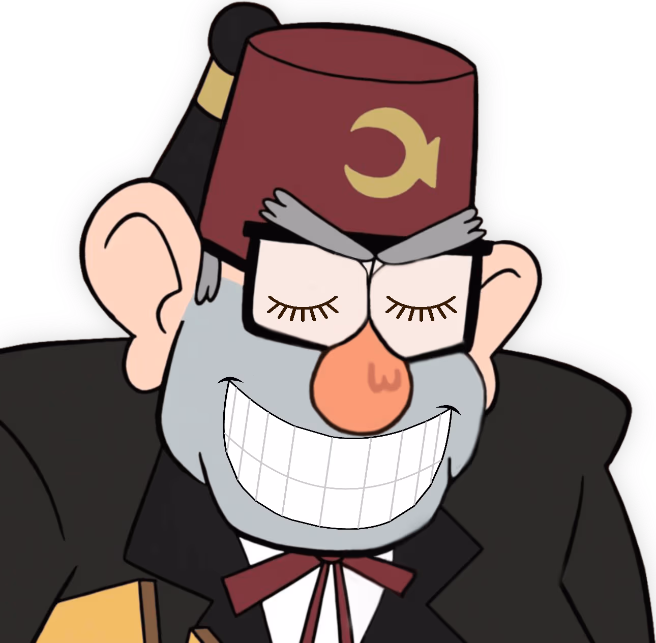 GrunkleStan_Smile emote
