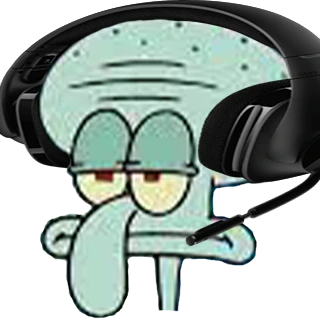 HeadsetSquidward emote