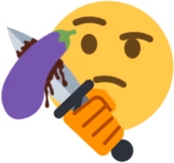 eggplantstabblood emote