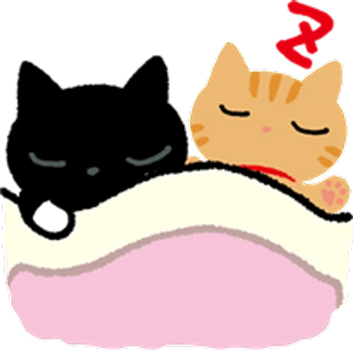 SleepingCats sticker