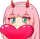 ZeroTwo_Heart emoji
