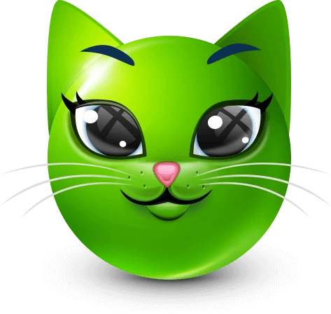 Joobi_Cat_Green emote