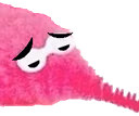 WormPensive emote