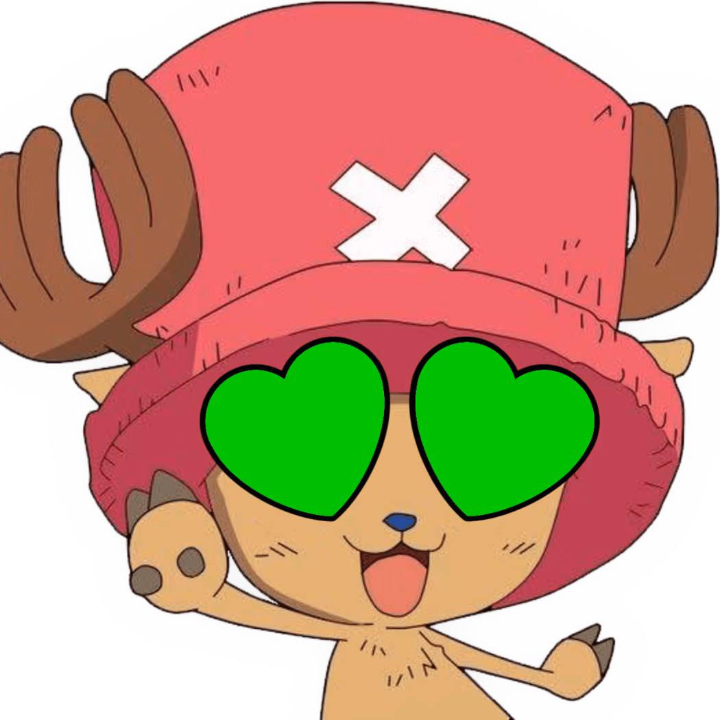 Chopper_HeartGreenEyes emote