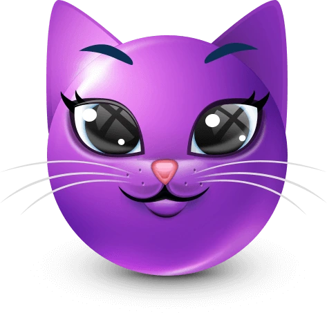 Joobi_Cat_Purple emote