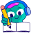 person_turquoise_headphones_YT emote
