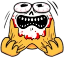 emoji_ripping_skin_off emote