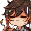 ZhongliSweat emote