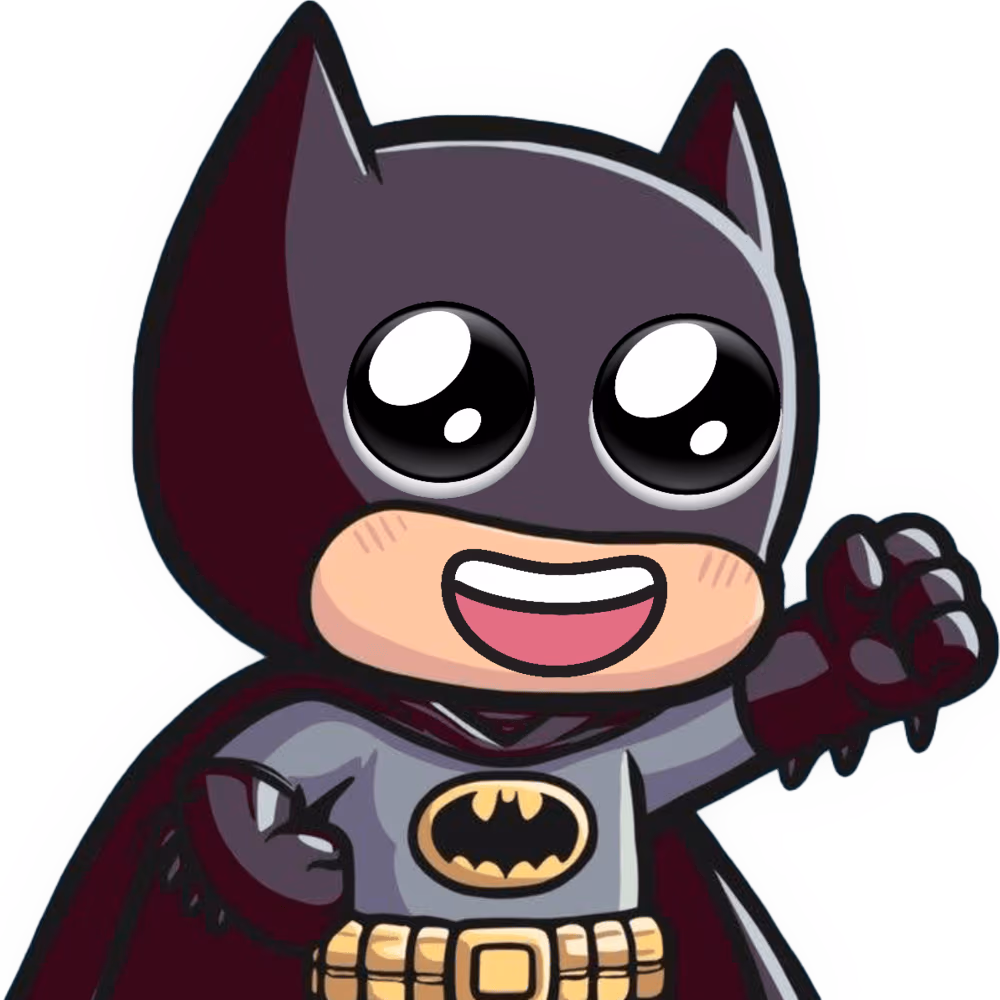 Batman_SmileAdorable emote