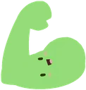 muscle_bean emoji