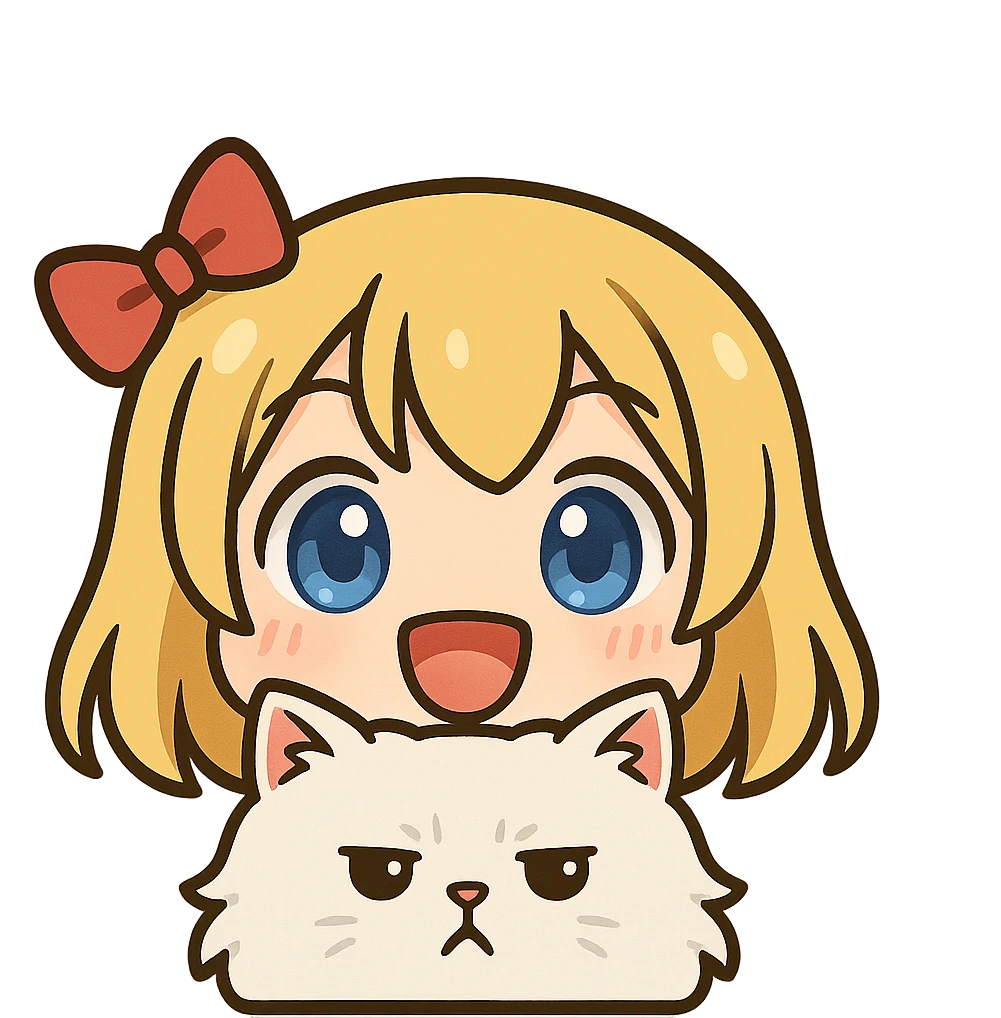 HappyNyuWithCat emote