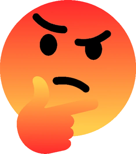 FacebookAngryThinking emote