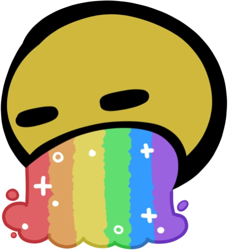rainboarf emote