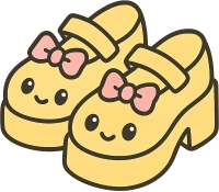 Kawaii_yellow_shoes emote
