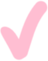 pinkcheckmark static emote