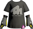 BlackVNeckTee emote