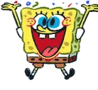 SpongeBobHOORAY animated emote