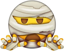 Mummyemoji emote