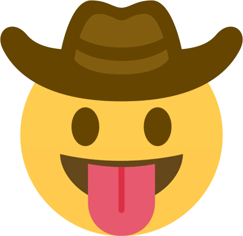 Cowboy_tongue_sticking_out emoji