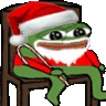 peepoSantaSit emote