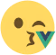 vue_kiss emote