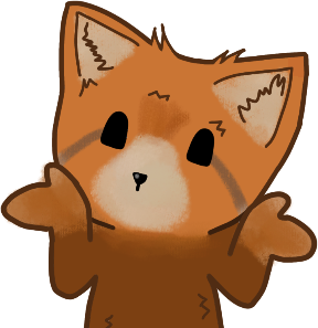 redpanda_shrug static emote