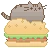 PusheenBurger emote