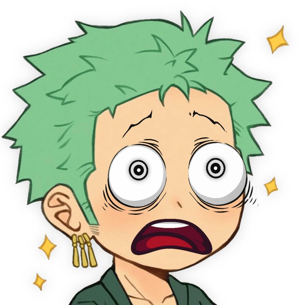 Zoro_Scared emote