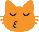 Google_cat_kiss emote