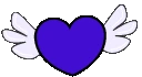 Blueflyingheart emote