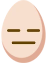 expressionlessegg emoji