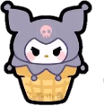 kuromi_cupcake emote