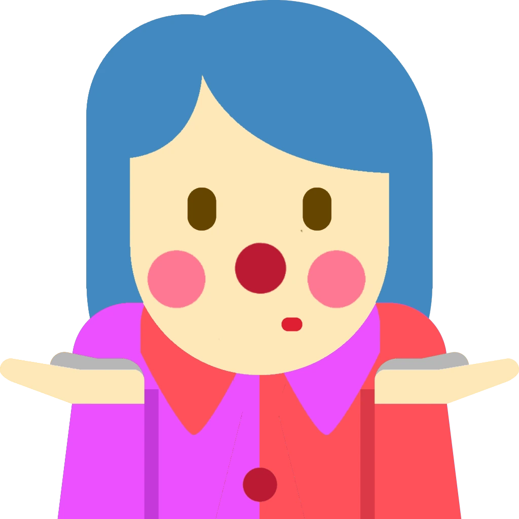 clown_girl_shrug emote