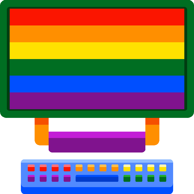 prideComputer emote