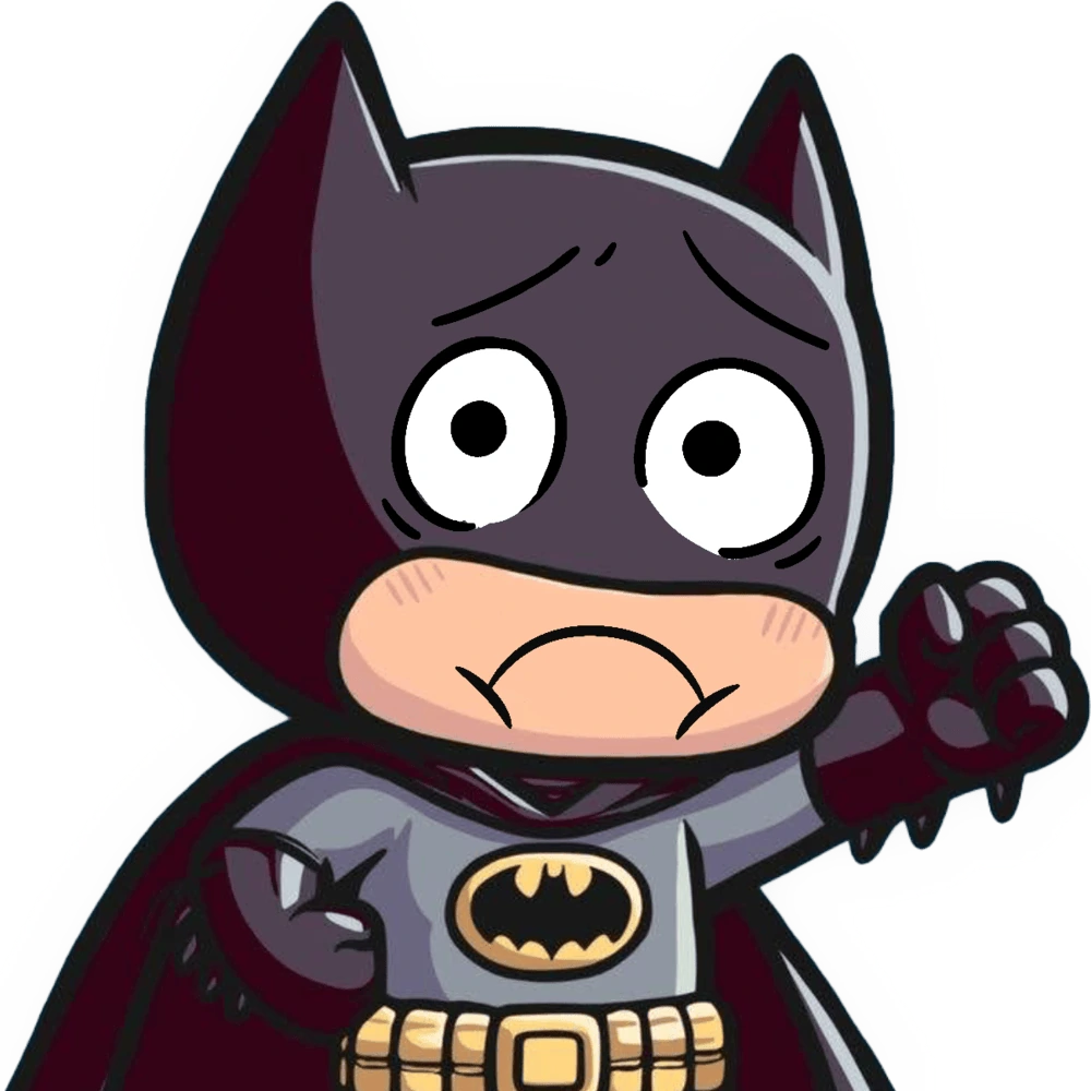 Batman_ScaredSad emote