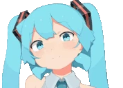 mikuFukkireta emote
