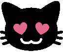black_kitty_in_love emote