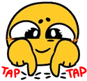 taptaptap emote