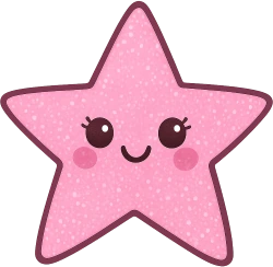 Girlypinkstar emote