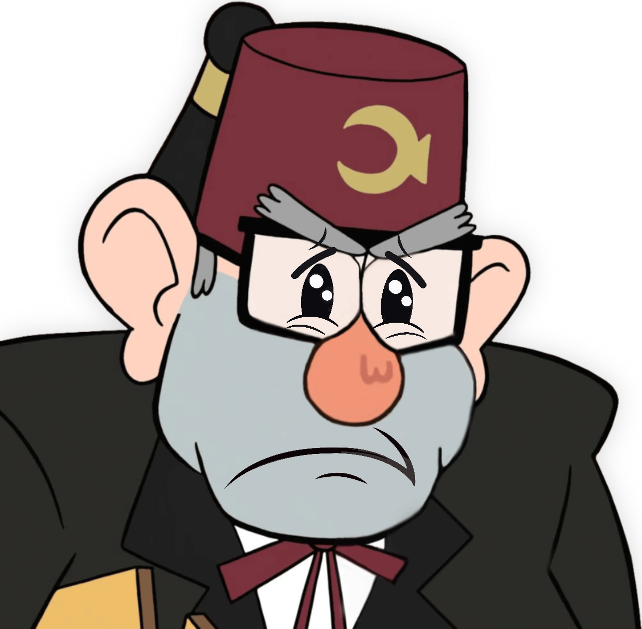 GrunkleStan_KawaiiSad emote