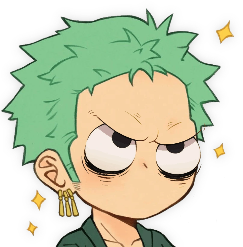 Zoro_Annoyed emoji