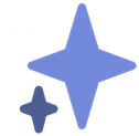 BlueSparkles emote